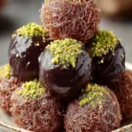 Delicious Dubai Chocolate Balls with Crunchy Pistachio Bliss First Image