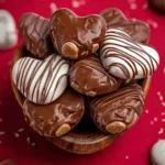 Valentine Chocolate Peanut Butter Hearts First Image