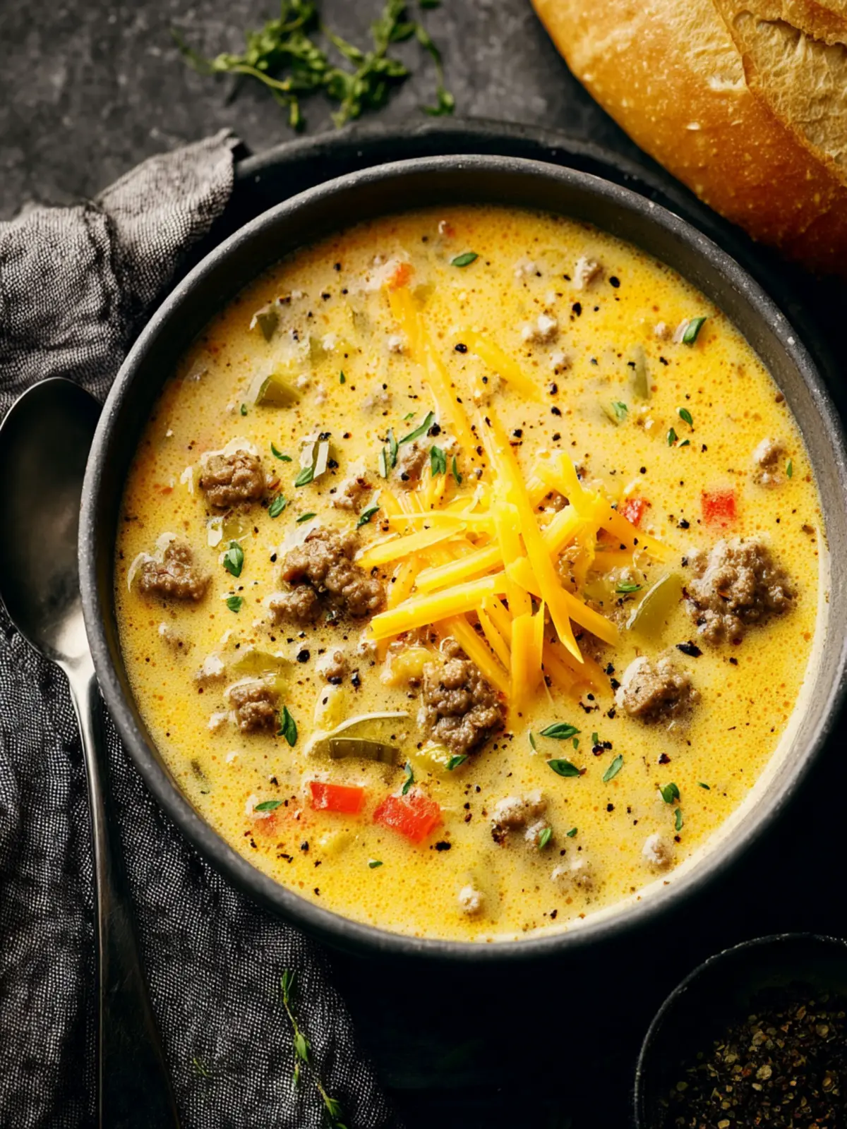 Cheeseburger Soup : The Best Creamy Comfort Food for Cold Nights First Image
