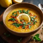 Lebanese Lemon Lentil Soup First Image
