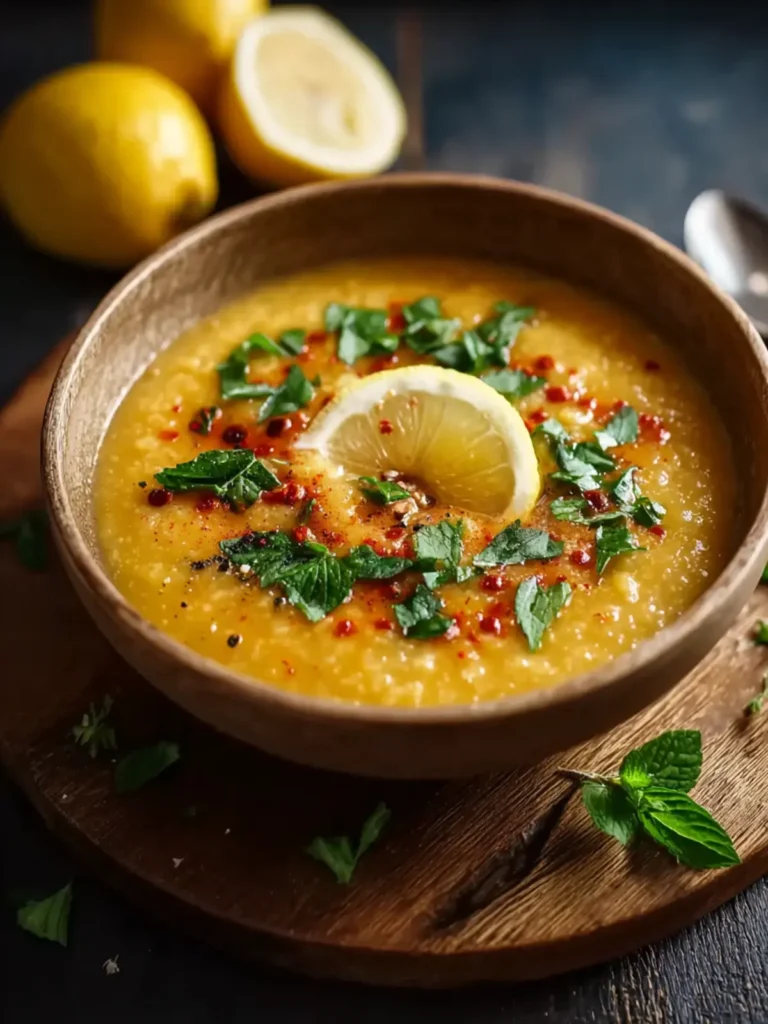 Lebanese Lemon Lentil Soup First Image