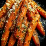 Garlic Roasted Carrots with Parmesan First Image