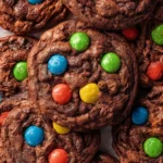 M&M Brownie Mix Cookies – The Ultimate Chewy and Colorful Dessert First Image