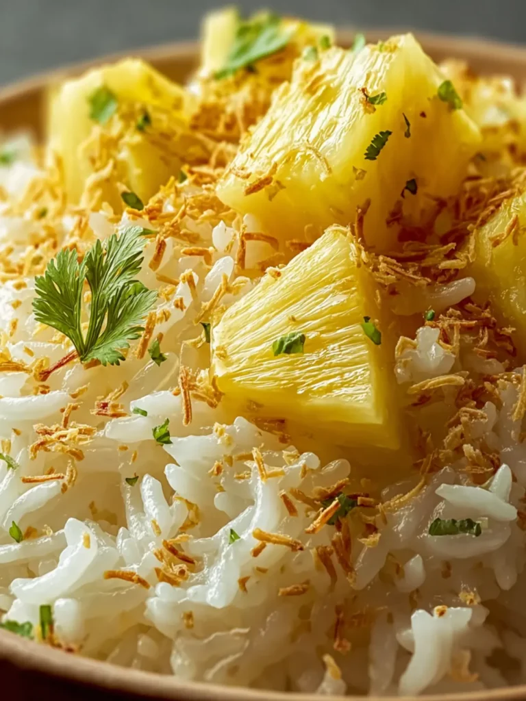 Creamy Coconut Pineapple Rice First Image
