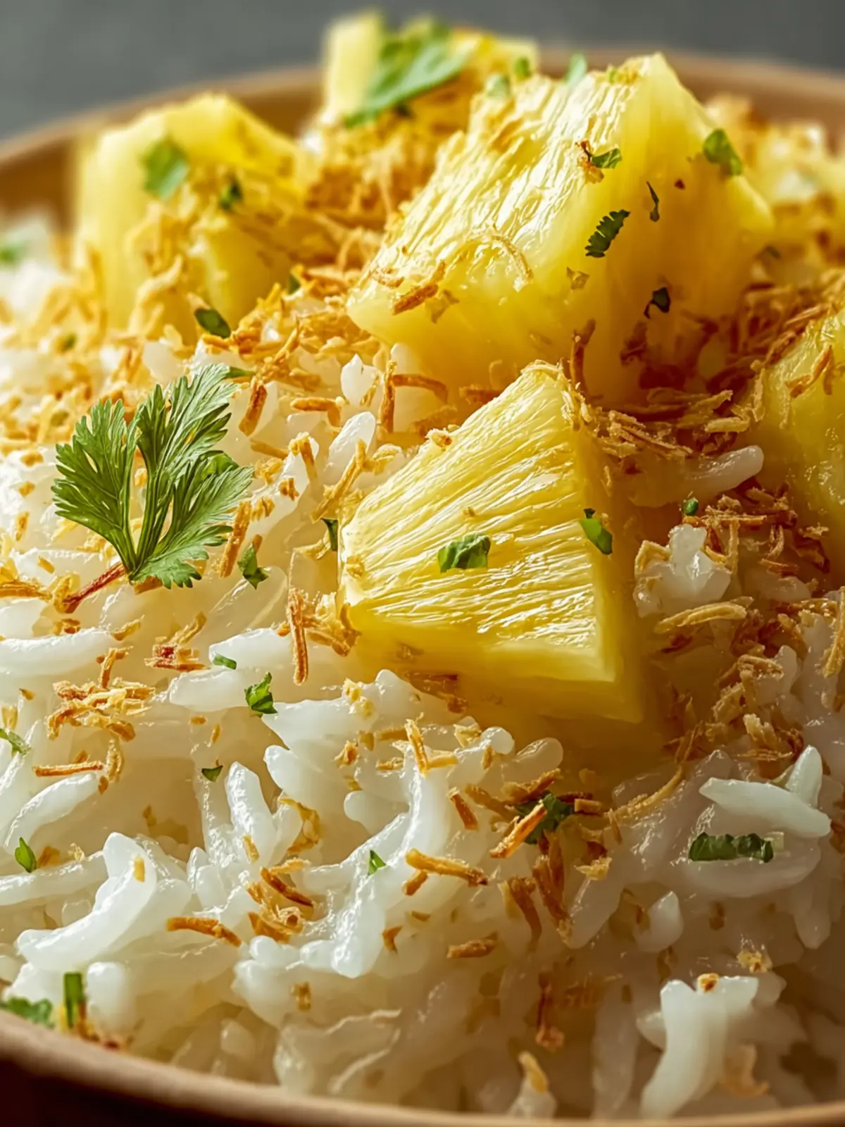 Creamy Coconut Pineapple Rice First Image