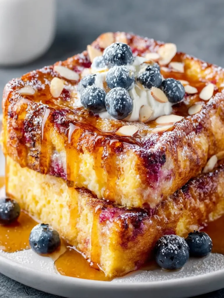 Easy Baked French Toast with Cinnamon and Almonds: The Ultimate Breakfast Treat First Image