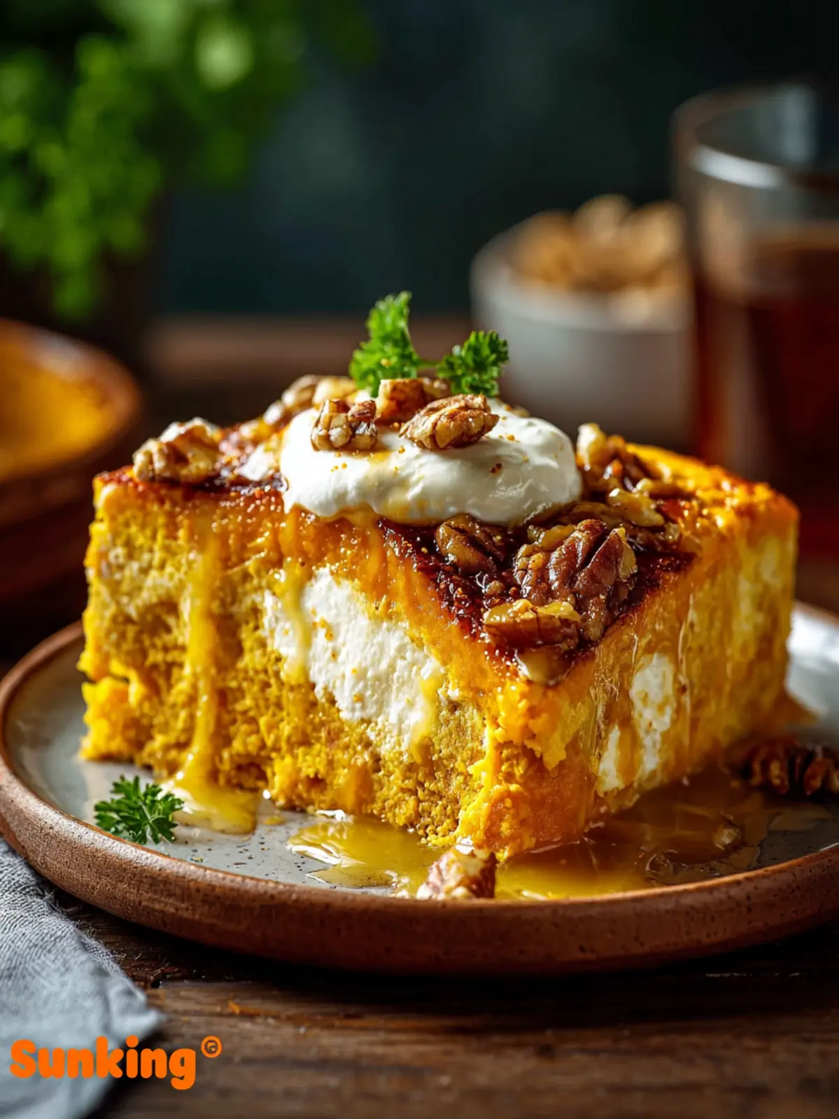 Pumpkin Cottage Cheese Bake First Image