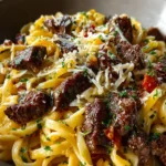 Garlic Butter Beef Pasta First Image