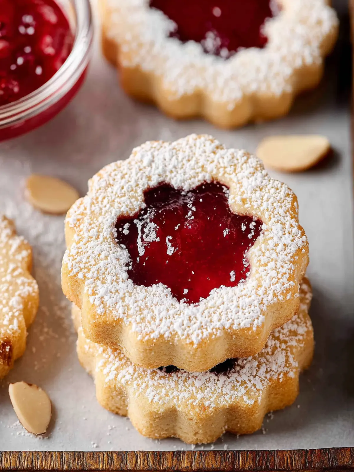 Linzer Cookies First Image