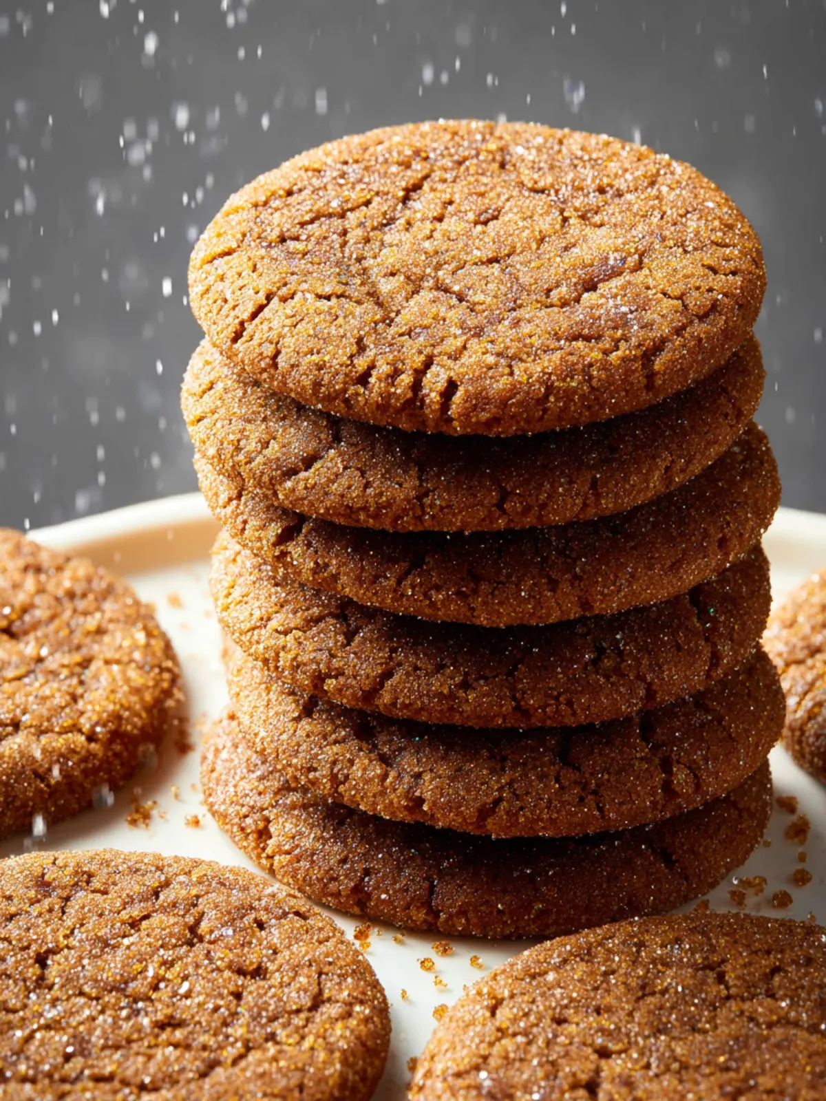 The Best Crispy Gingersnap Cookies Recipe! First Image
