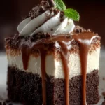 Baileys Chocolate Poke Cake First Image