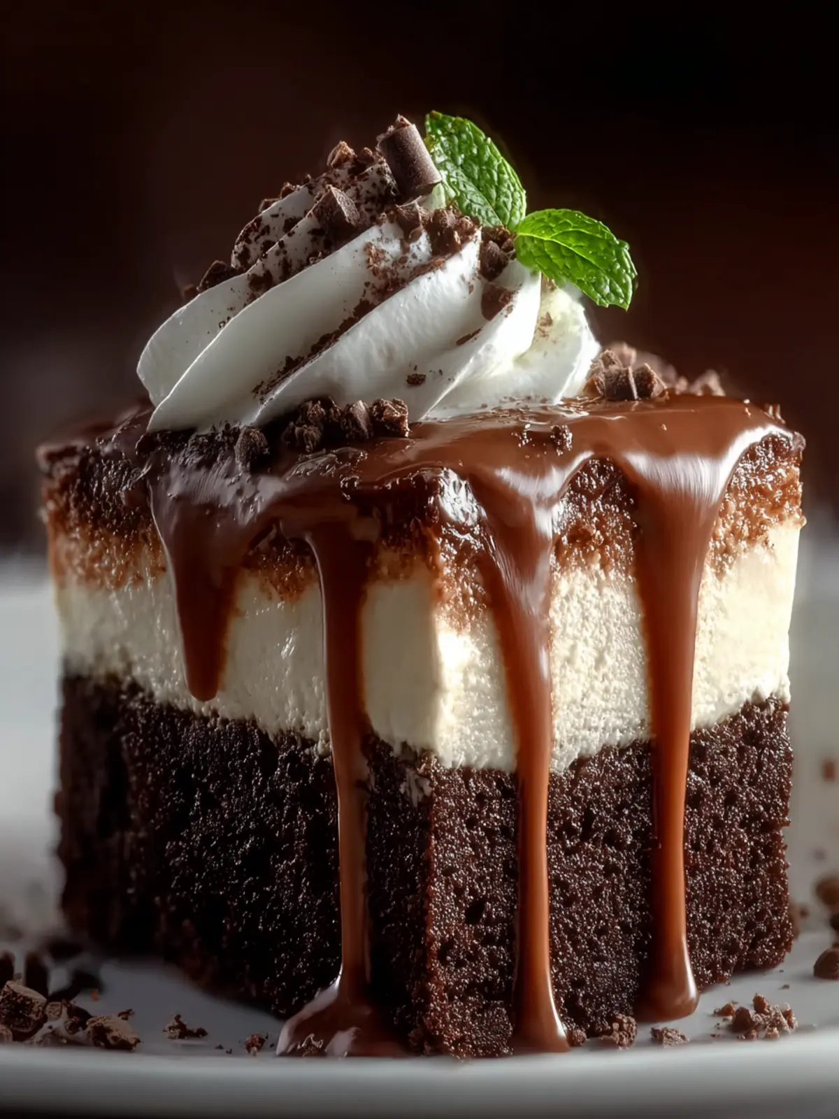 Baileys Chocolate Poke Cake First Image