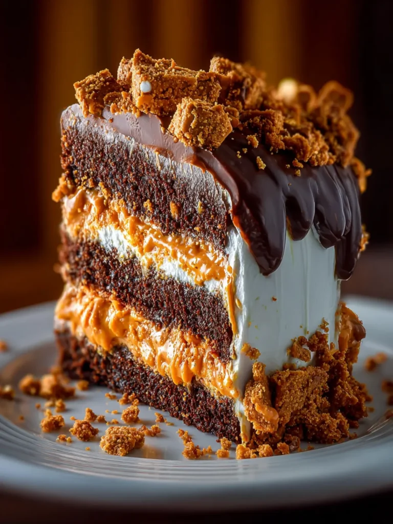 Butterfinger Bomb Cake First Image