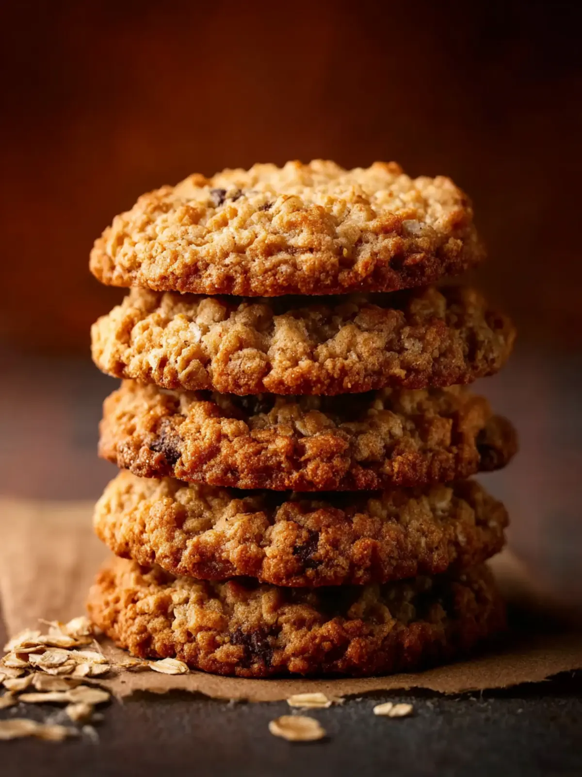 Chewy Oatmeal Cookies First Image