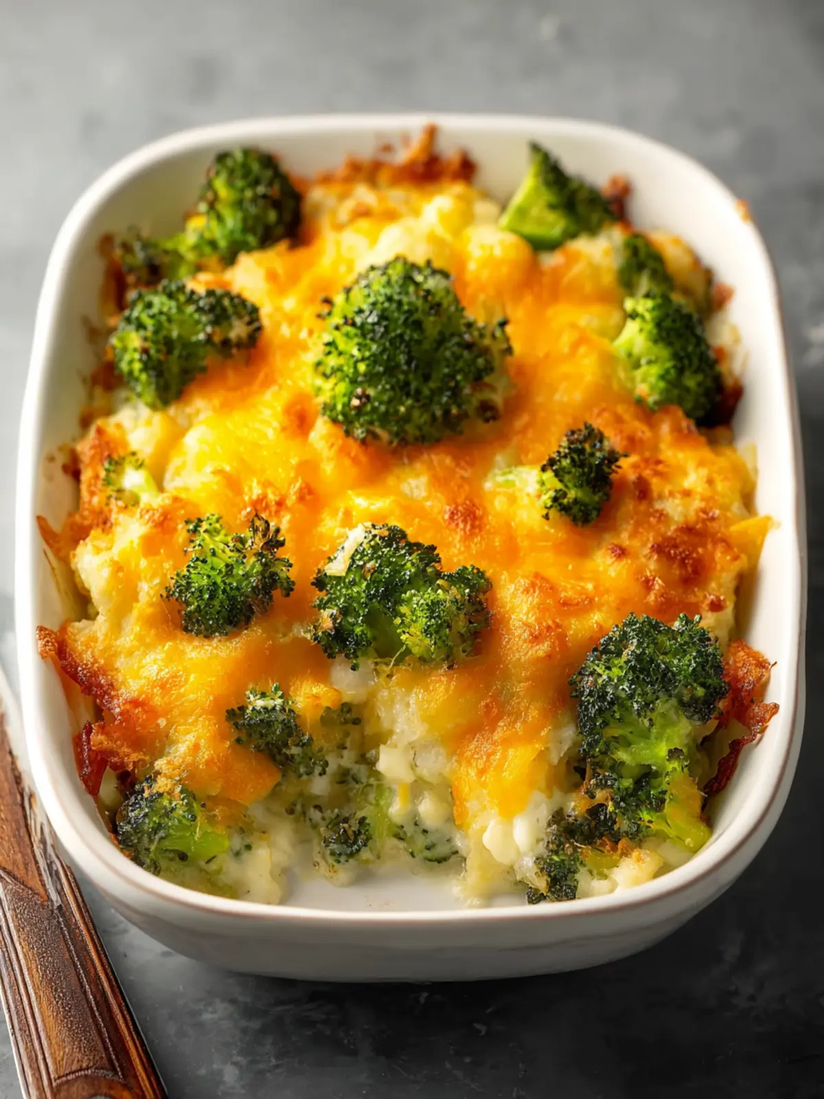 Classic Cheesy Broccoli Casserole First Image