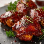 Crockpot BBQ Chicken Thighs First Image