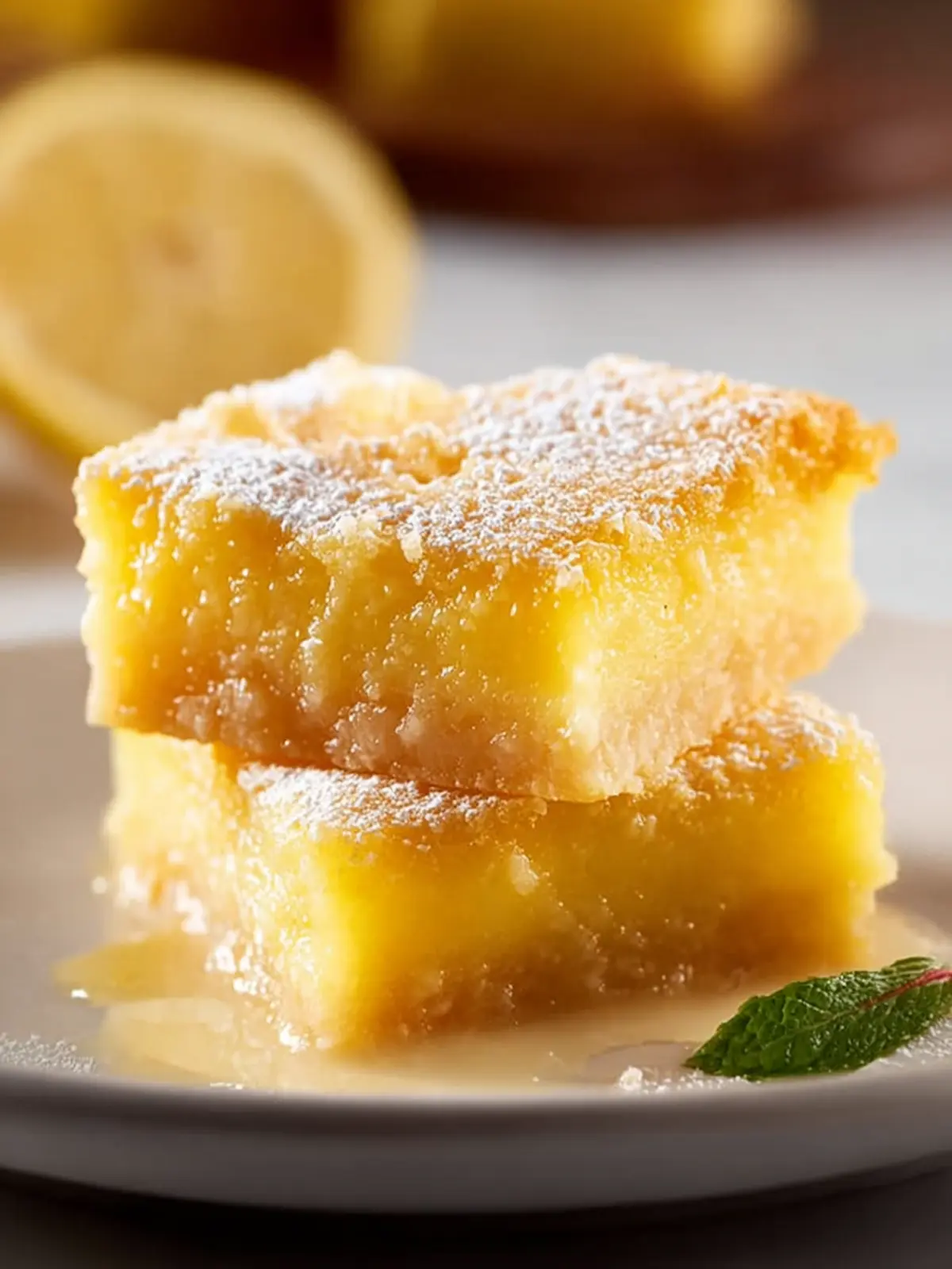 Healthy Lemon Bars First Image