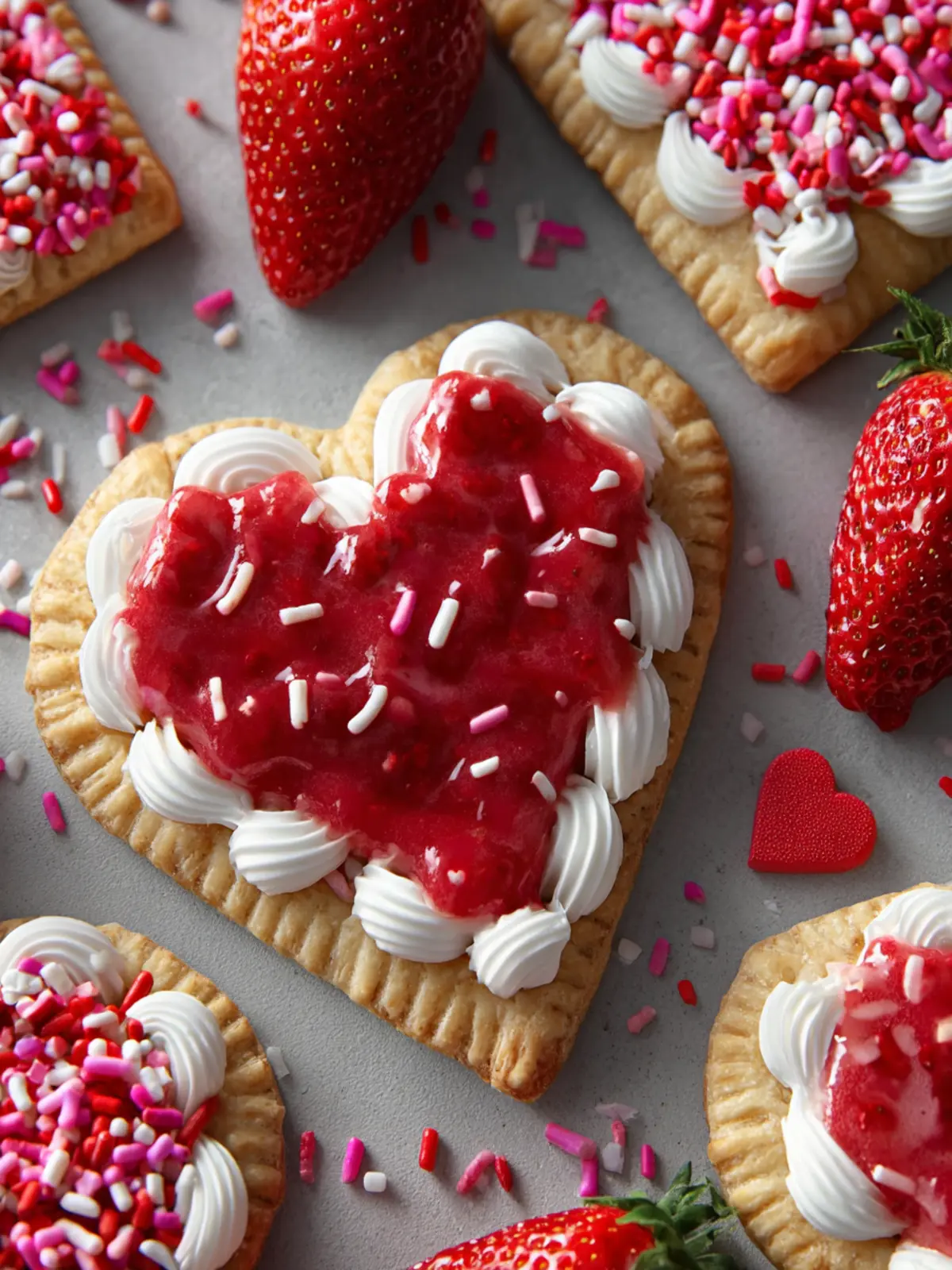 Heart Shaped Valentine’s Day Pop Tarts: Irresistibly Sweet Treats