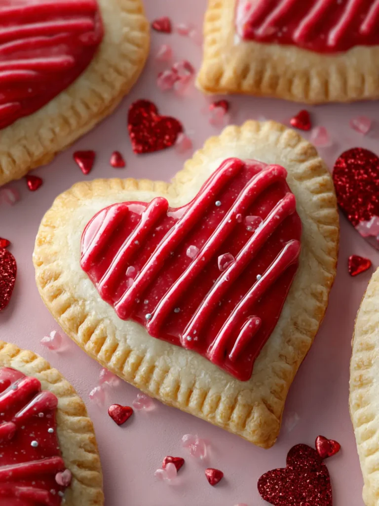 Heart Shaped Valentine’s Day Pop Tarts First Image