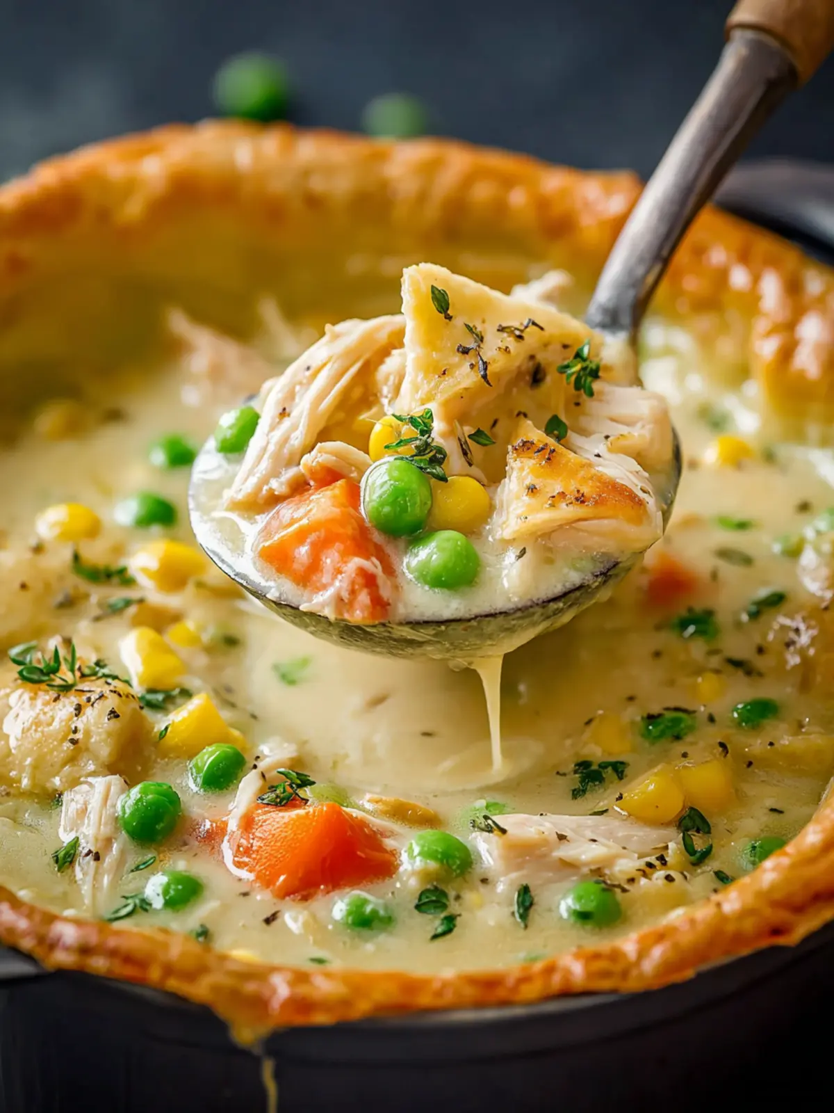 Homemade Chicken Pot Pie Soup First Image
