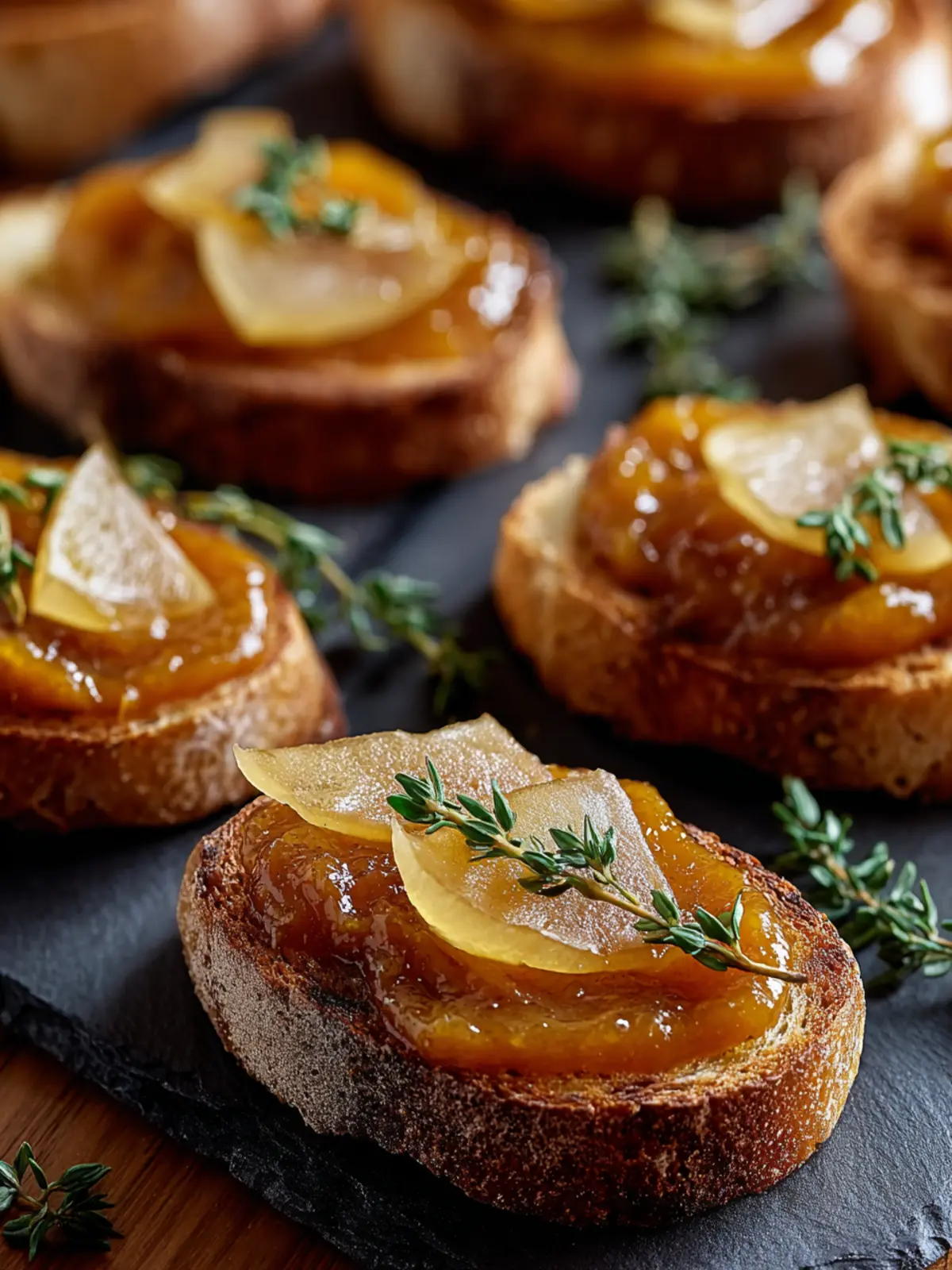 Irresistible Pumpkin Butter Crostini with Thyme Recipe First Image