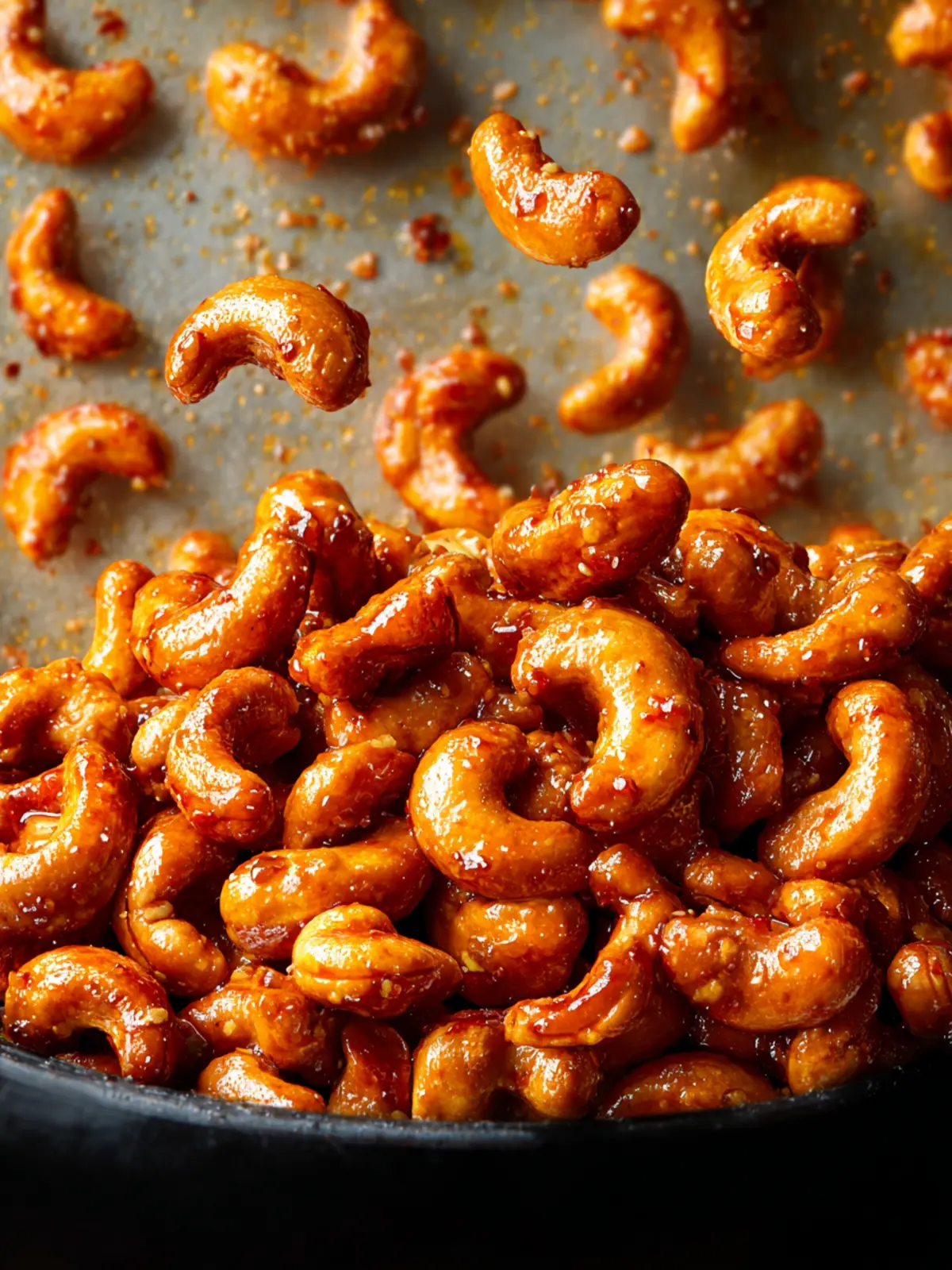 Irresistible Spicy Maple Glazed Cashews Recipe First Image