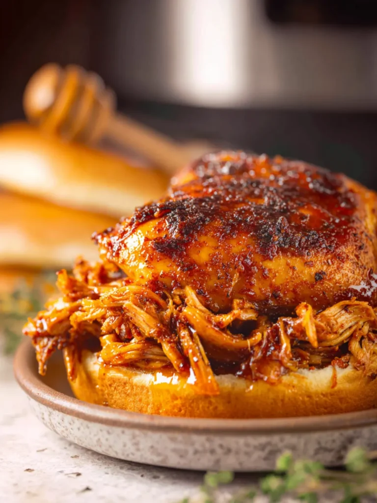 Slow Cooker Hot Honey Chicken Recipe (Gluten-Free) First Image