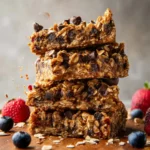 The BEST Baked Oatmeal Breakfast Bars First Image