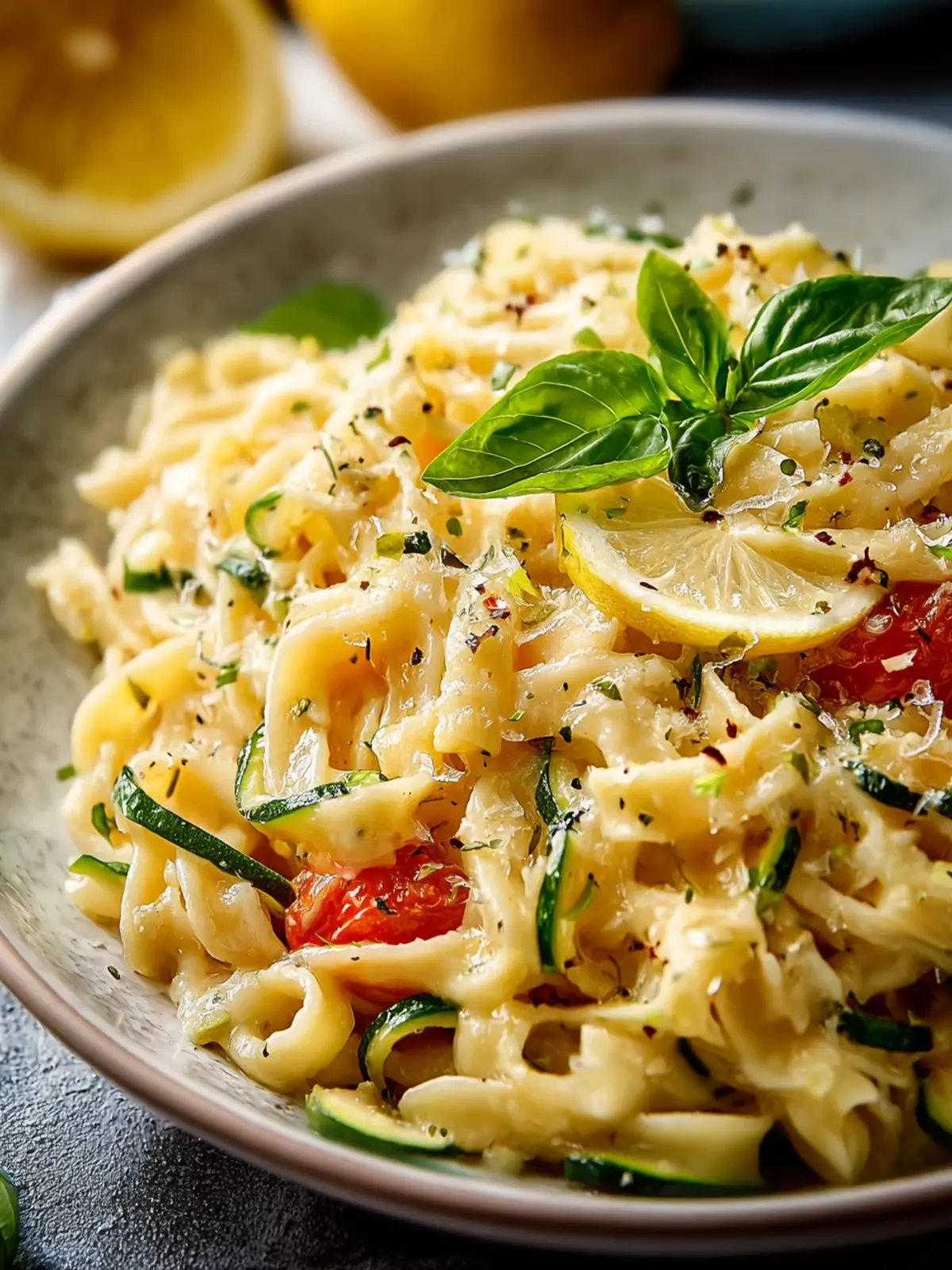 Zucchini Lemon Pasta: A Refreshing Summer Delight First Image