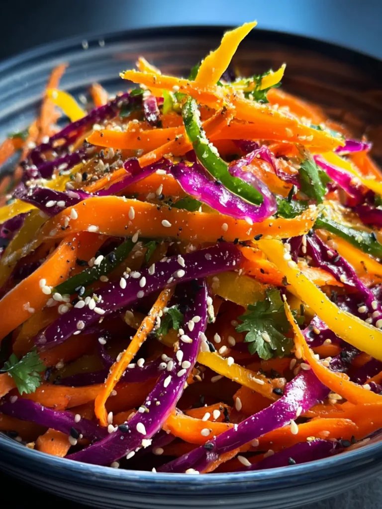 Rainbow Carrot Sesame Salad: 15-Minute Colorful Delight First Image