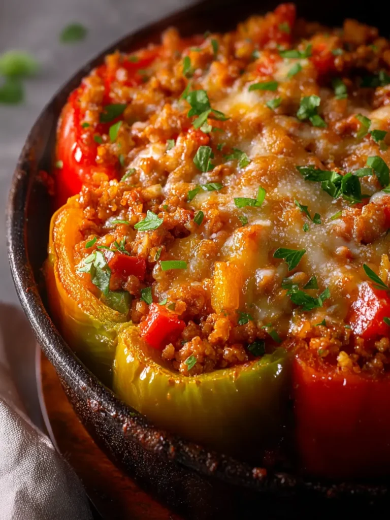 High Protein Unstuffed Peppers First Image