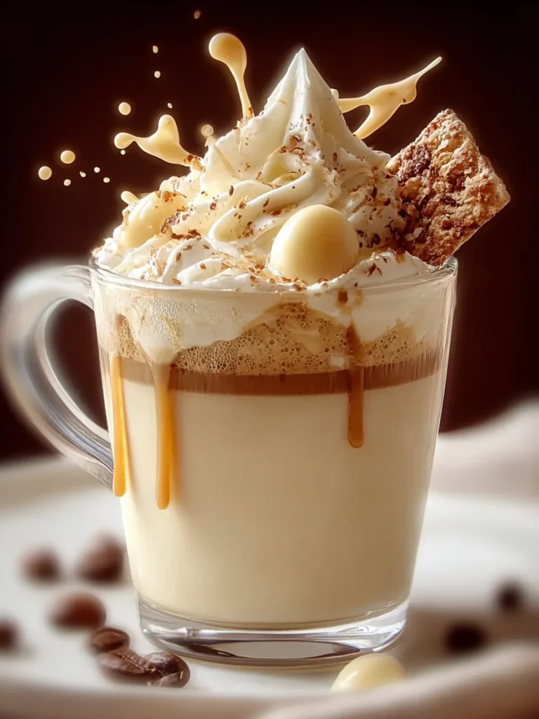 Indulge in Irresistible White Chocolate Coffee Delight First Image