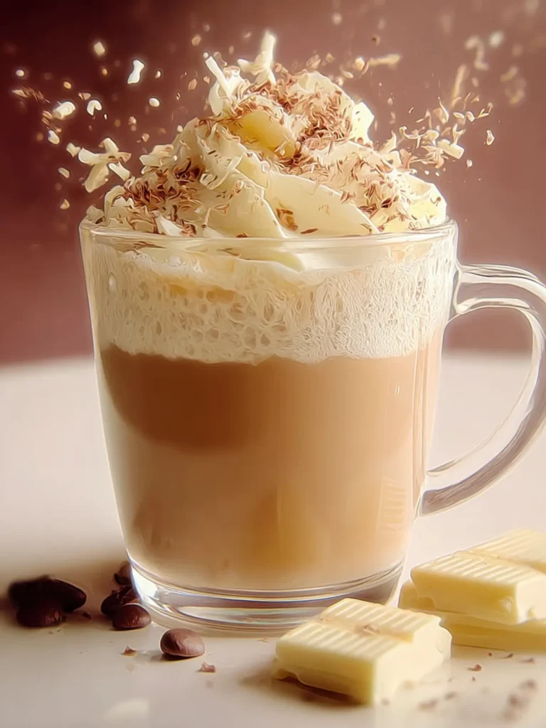 Indulge in Irresistible White Chocolate Coffee Delight First Image