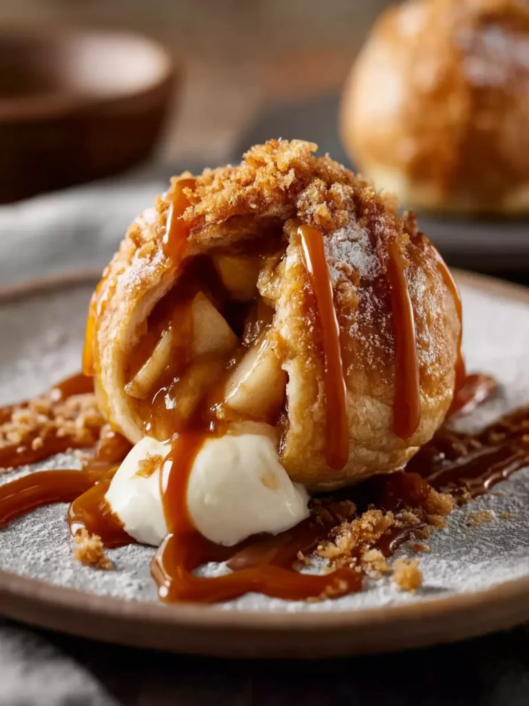 Caramel Apple Pie Bombs First Image