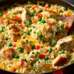 Creamy Chicken And Rice Skillet Recipe First Image