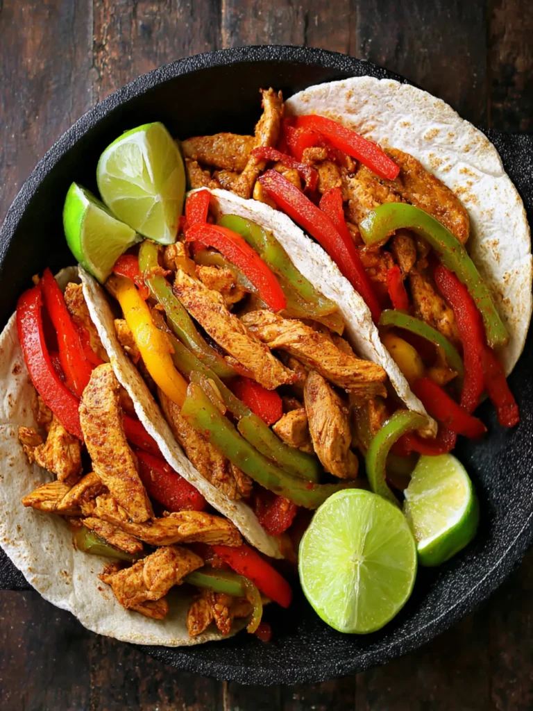 Easy Chicken Fajitas First Image