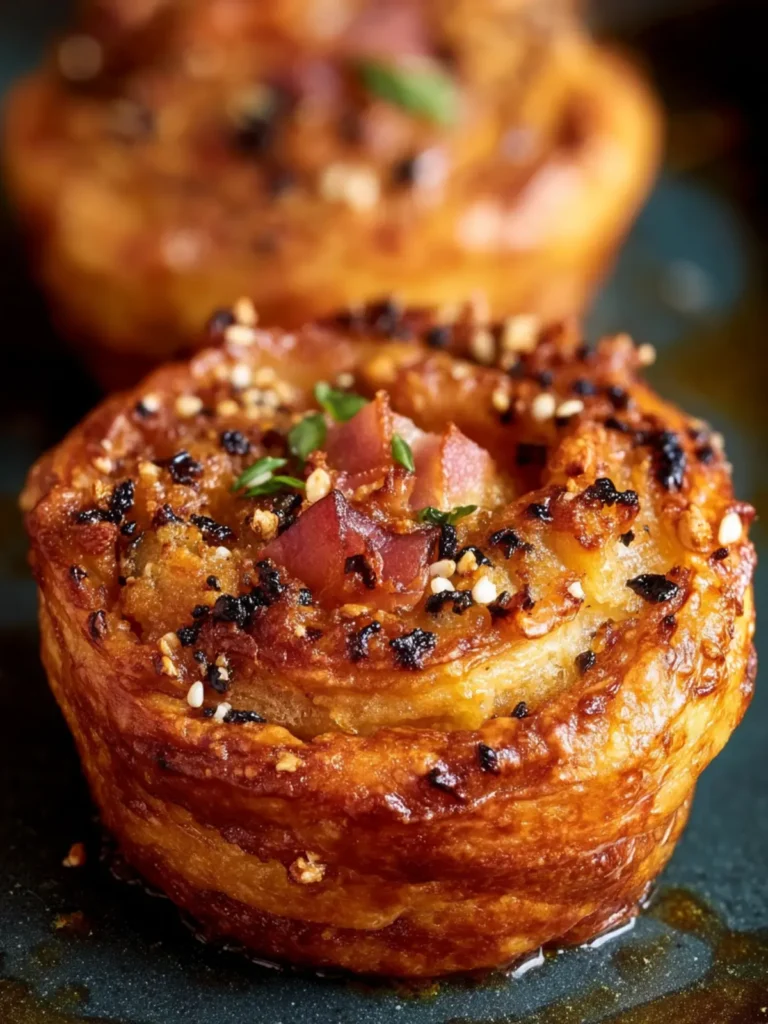 Ham and Cheese Cruffins First Image