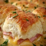 Ham and Cheese Stuffed Biscuits First Image