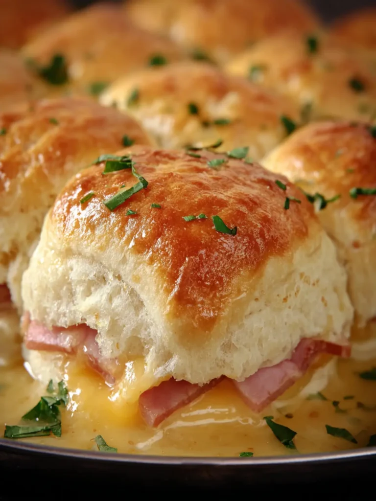 Ham and Cheese Stuffed Biscuits First Image