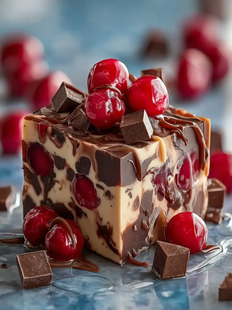 Irresistible Cherry Garcia Fudge First Image