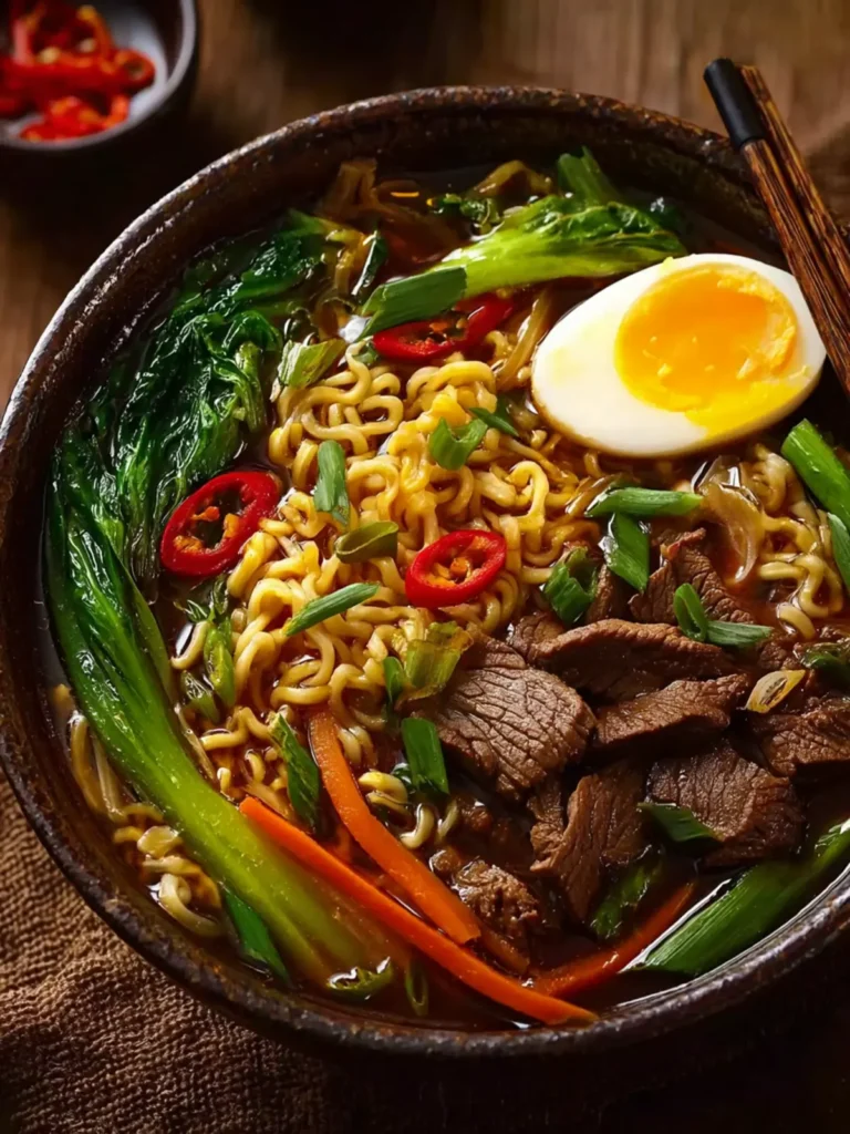Slow Cooker Beef Ramen Noodles: A Cozy Bowl of Comfort and Tradition First Image