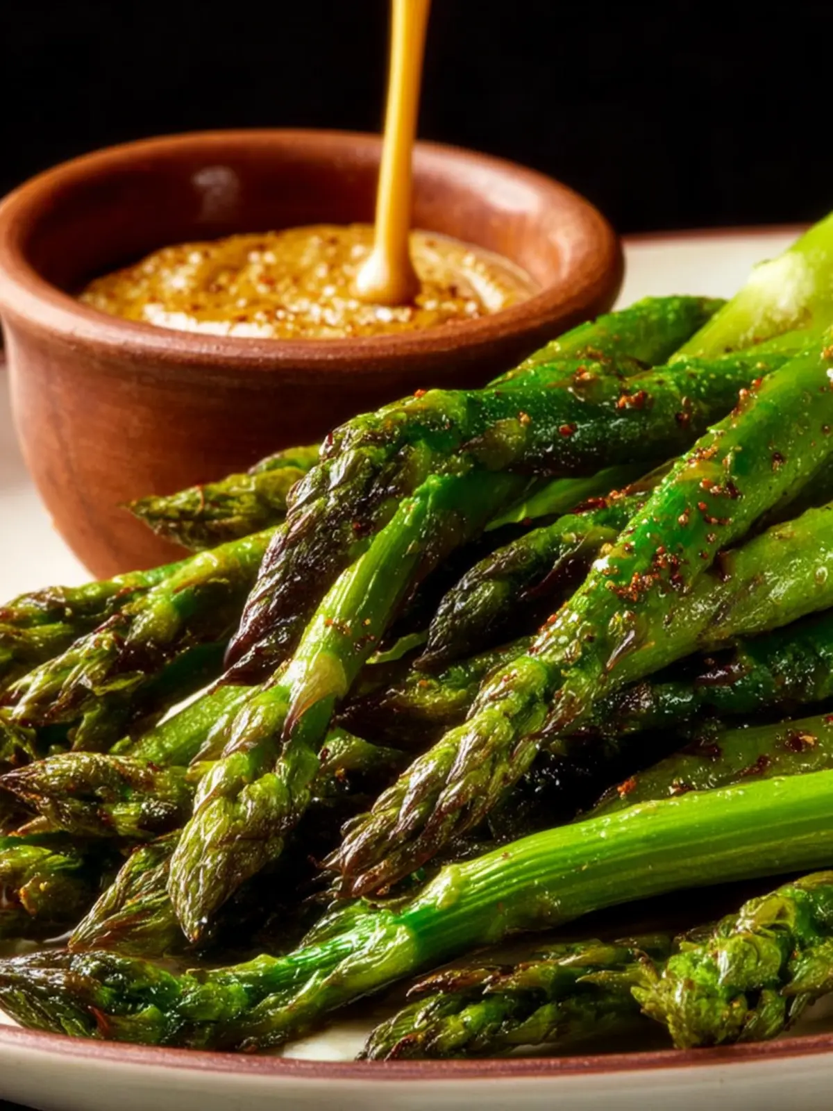 Asparagus with Dipping Sauce: The Best Crunchy Delight