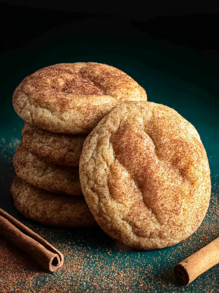 Chewy Snickerdoodle Cookies First Image