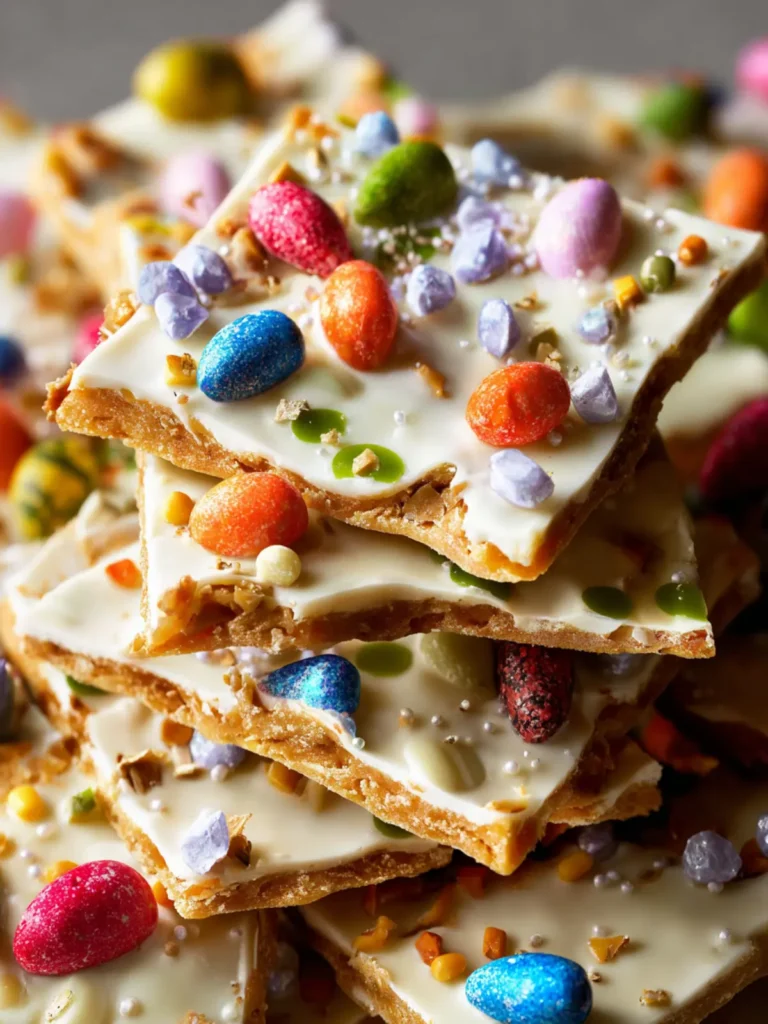 Easter Crack (Saltine Toffee) with White Chocolate First Image