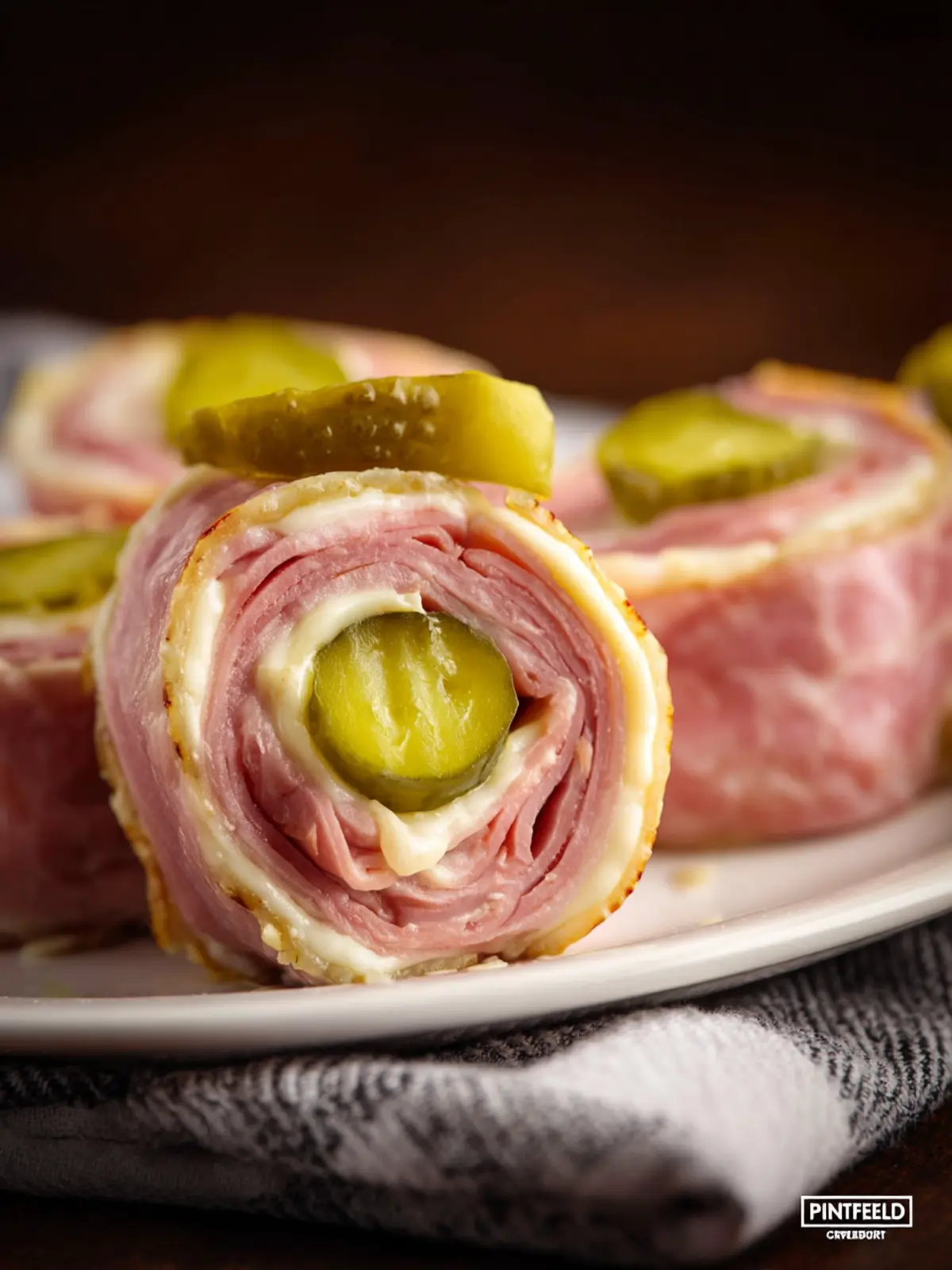 Easy Ham and Pickle Roll Ups First Image