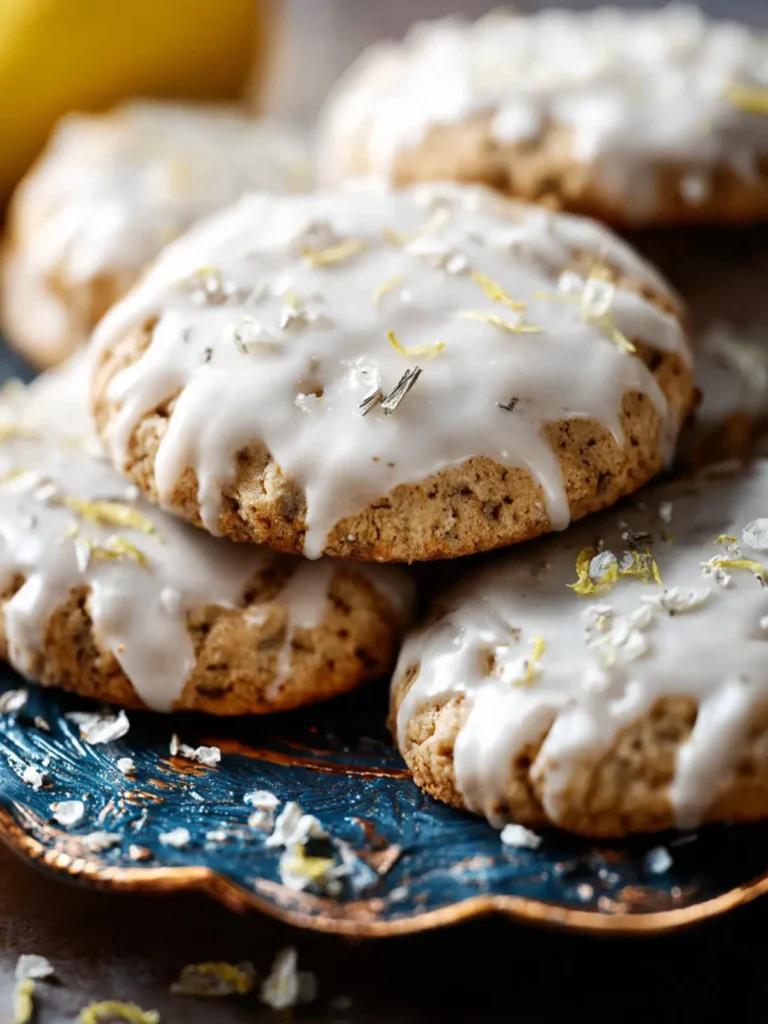 High Altitude Lemon Iced Earl Grey Cookies First Image