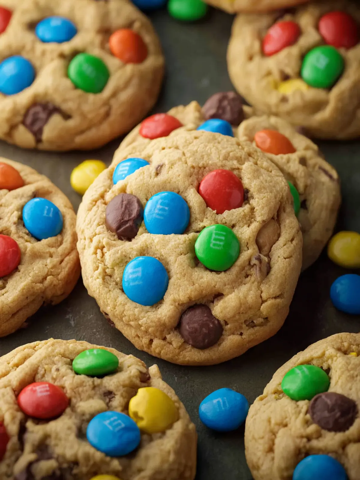 Peanut Butter M&M Cookies First Image