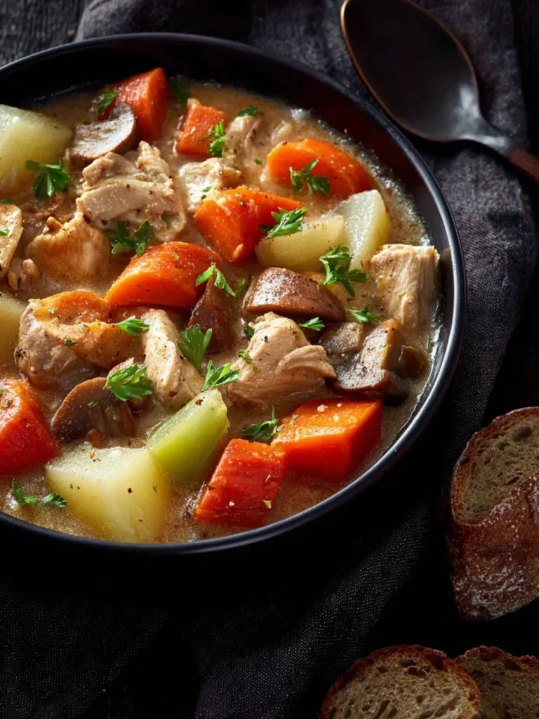 Slow Cooker Chicken Stew First Image