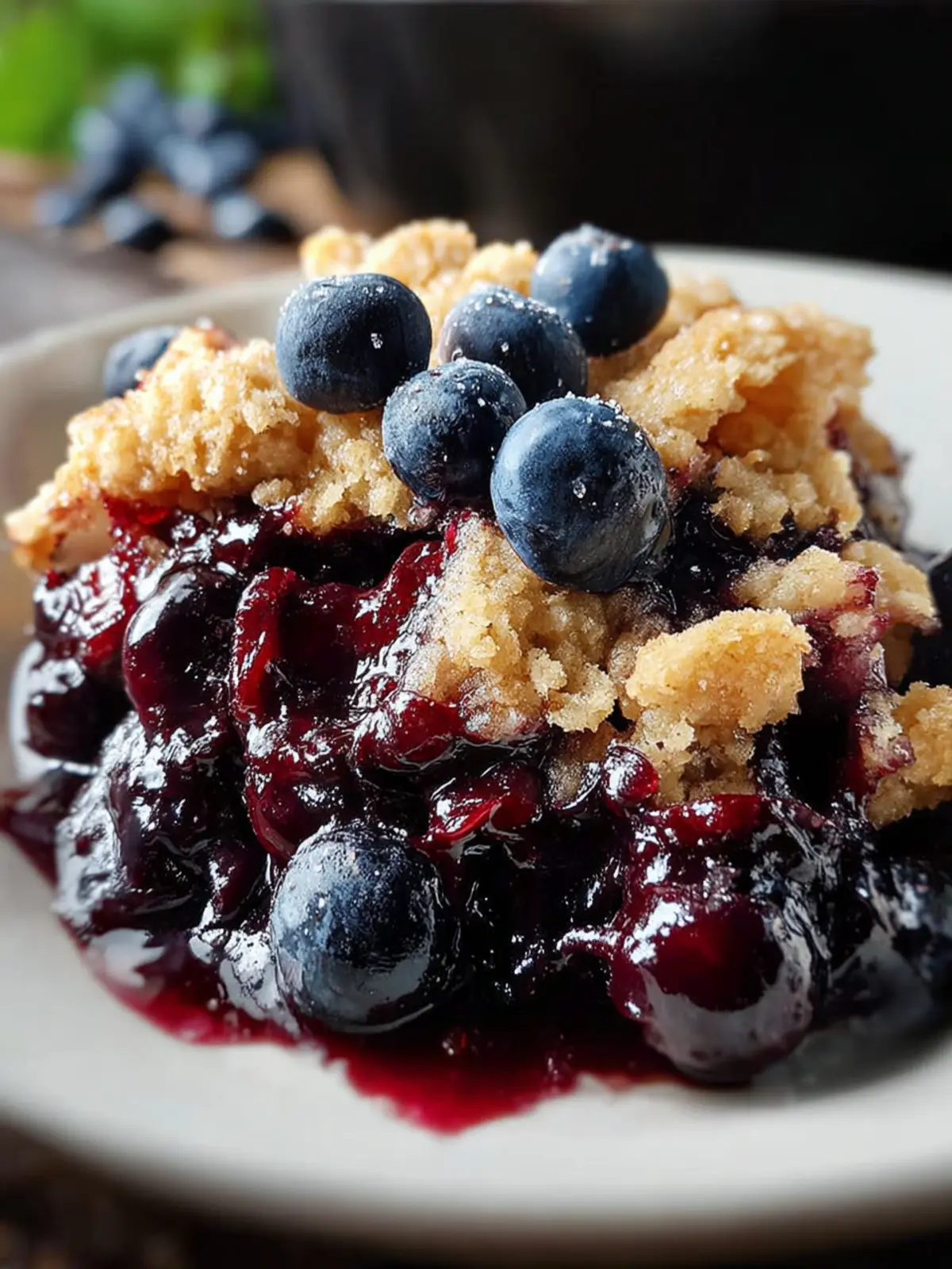 Blueberry Dump Cake First Image