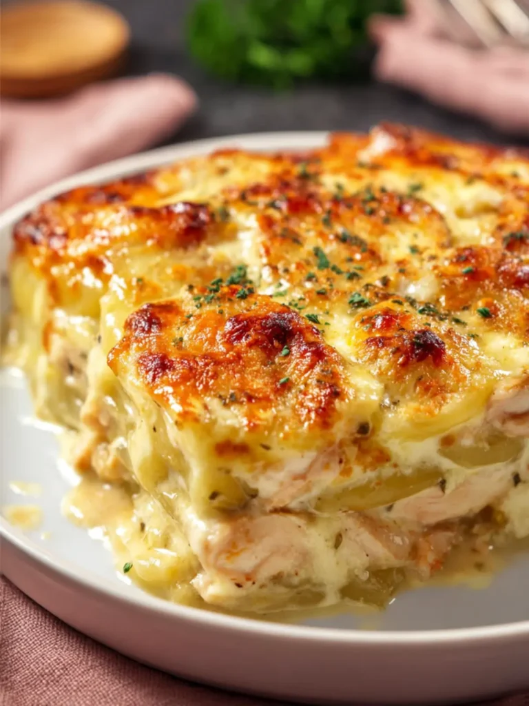 Cheesy Chicken Potato Bake First Image